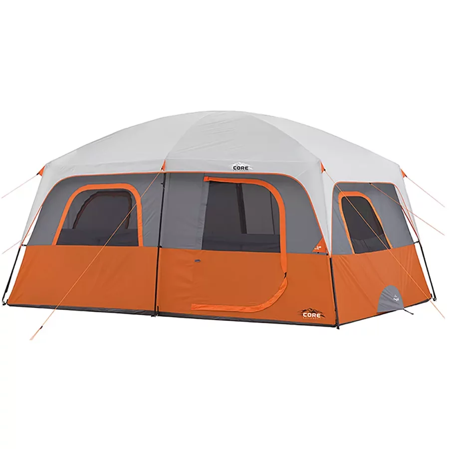 Core Equipment 10-Person Straight Wall Cabin Tent
